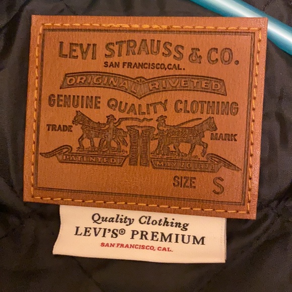 Levi’s Ex-Boyfriend Pieced Trucker Jacket Size Small - Picture 3 of 6